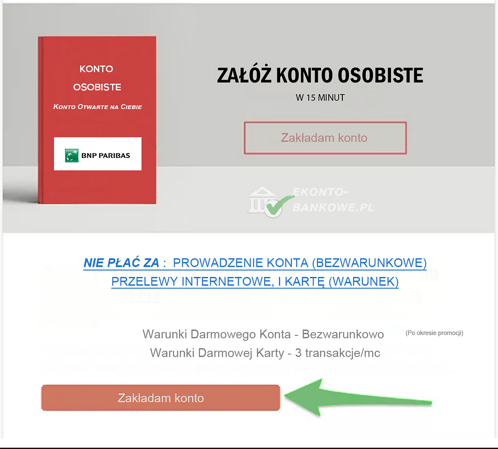 Jak założyć konto osobiste w paribas