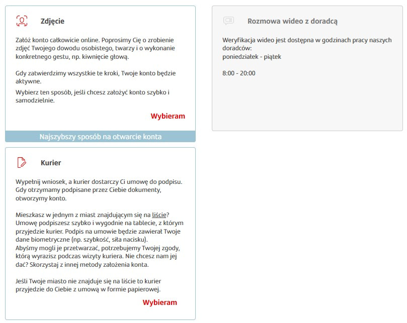 Zakładanie konto firmowego online w Santander Bank